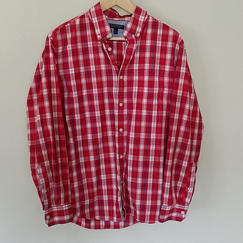 Banana Republic dress shirt with free scarf!